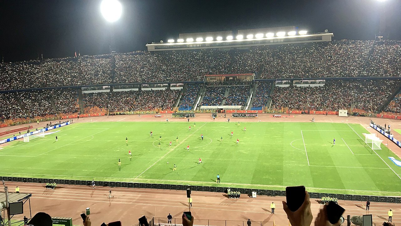 استاد القاهرة الدولي الذي استضاف مباراة البنك الأهلي وطلائع الجيش