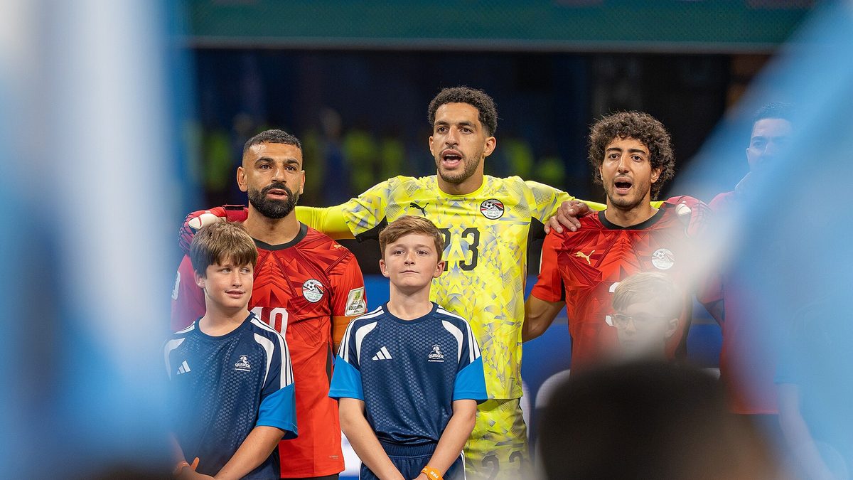 محمد صلاح بقميص منتخب مصر