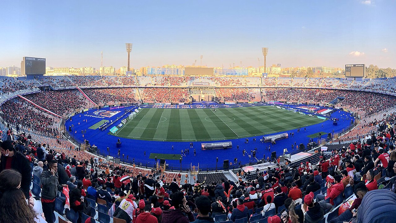 مدرجات استاد القاهرة الدولي خلال إحدى مباريات منتخب مصر